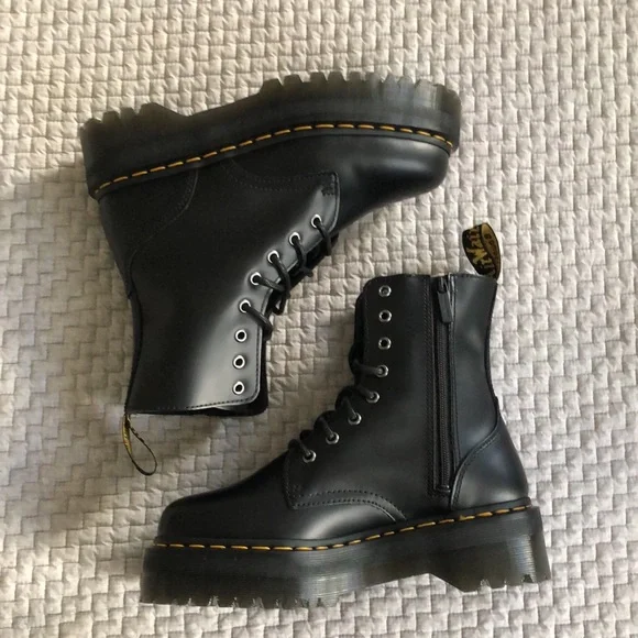 Jadon Smooth Leather Platform Boots // Size 8 - Picture 2 of 9